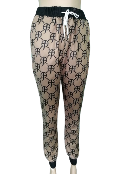 CC- Signature High Waist Jogger pants