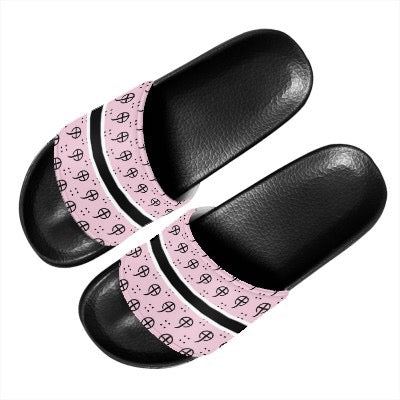 Christ Couture Polka-Dot Slide Sandals