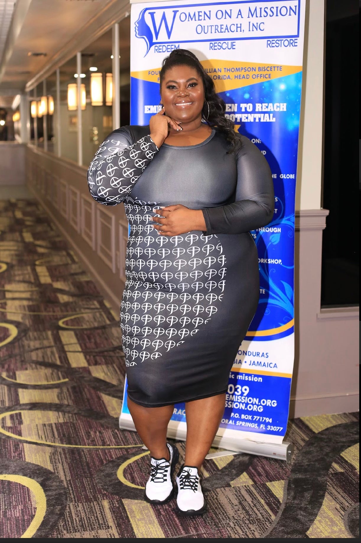 Christ Couture- Classic Half Oval Logo Dress