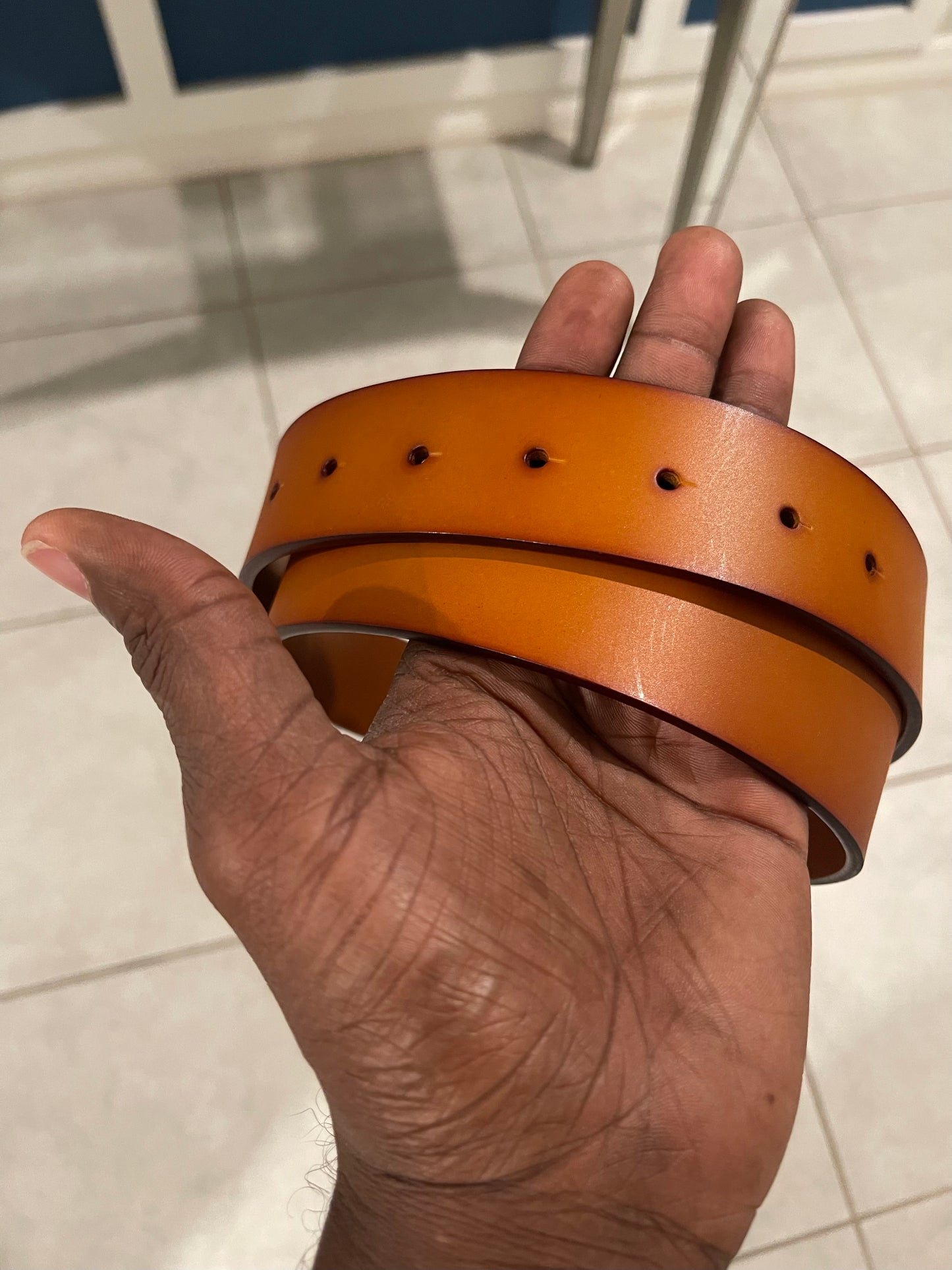 CC- Soft Leather Belt & Logo Buckle (Sold Separately)