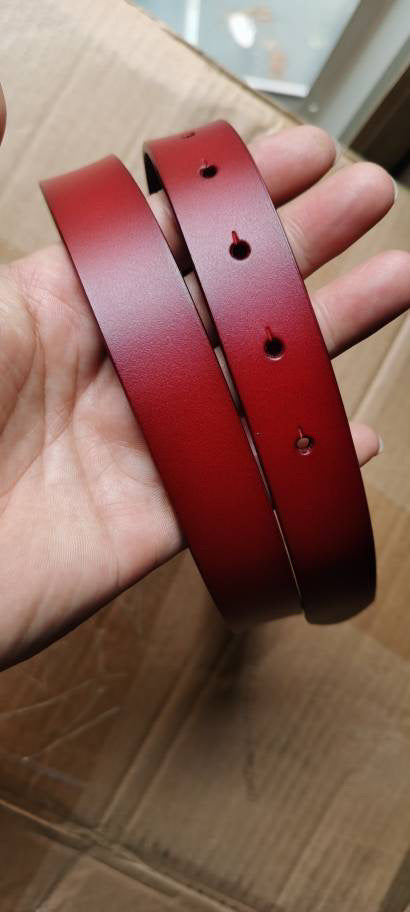 CC- Soft Leather Belt & Logo Buckle (Sold Separately)