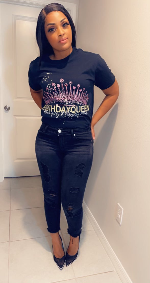 CC- Classic Birthday Queen T-Shirt
