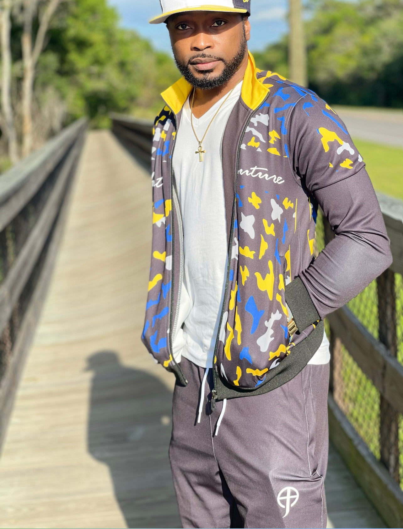 CC- Color Pop Camou tracksuit