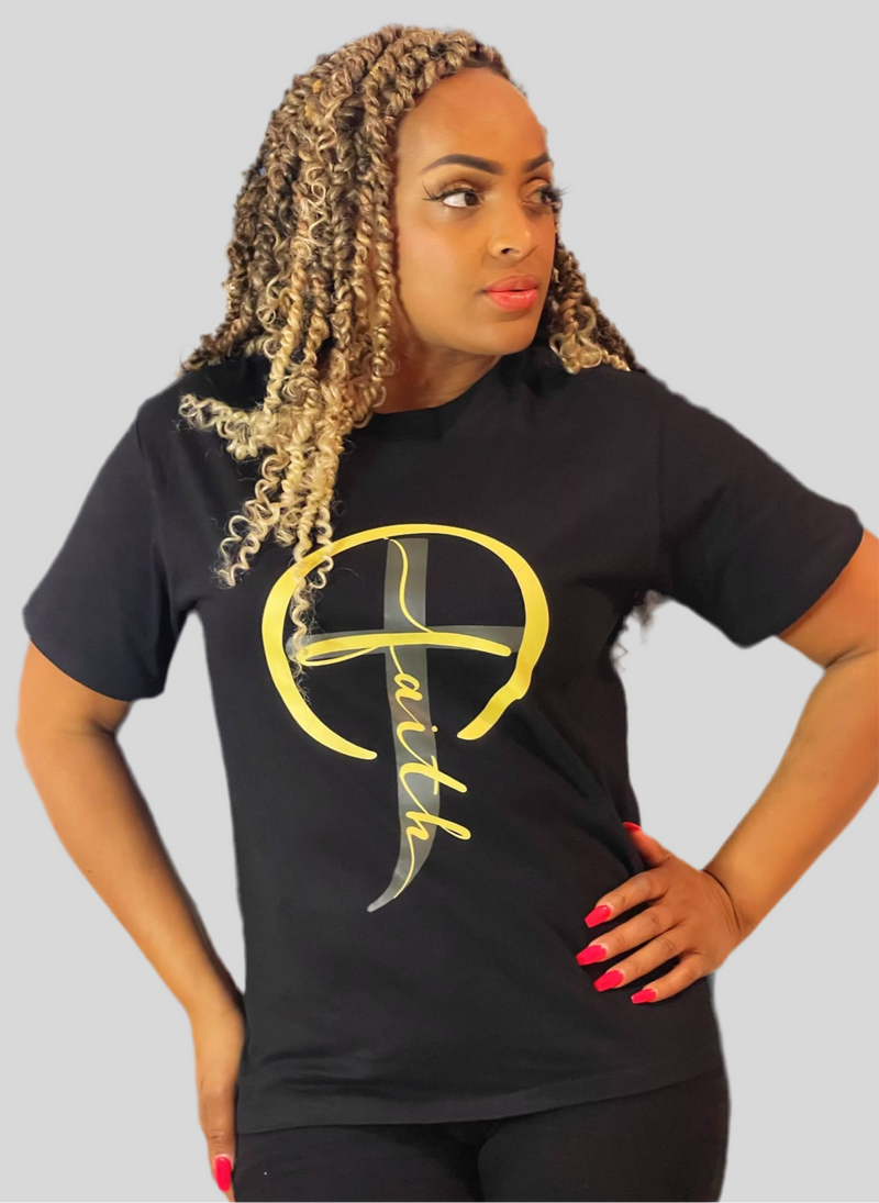 Faith Oversized Logo T-Shirt