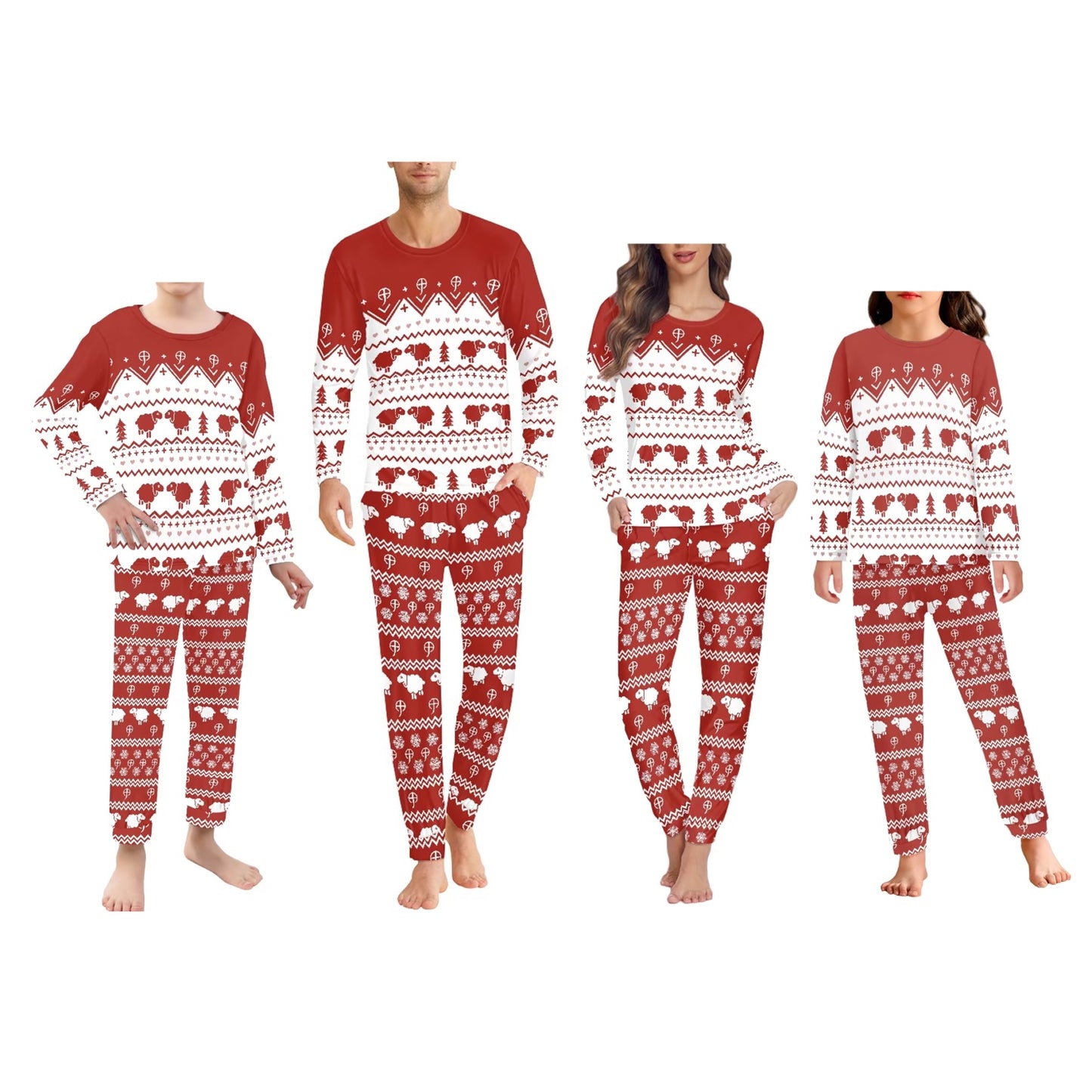 CC- Christmas tree snowflake Pajama