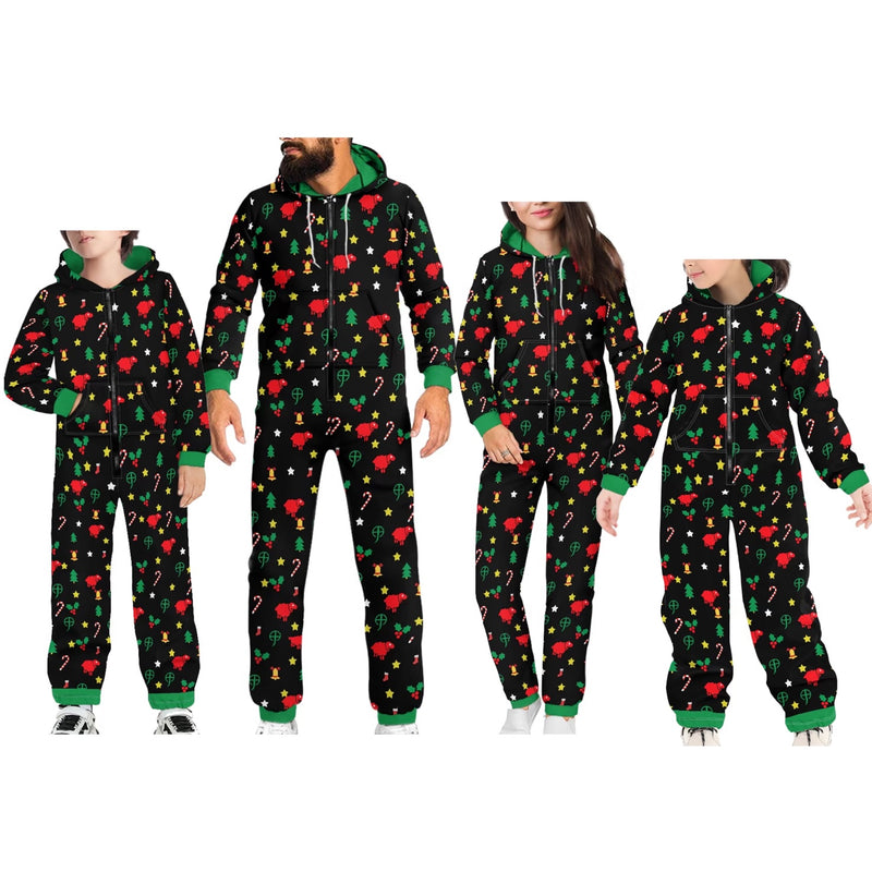 CC - Green Christmas Festive  Comfy Onesie