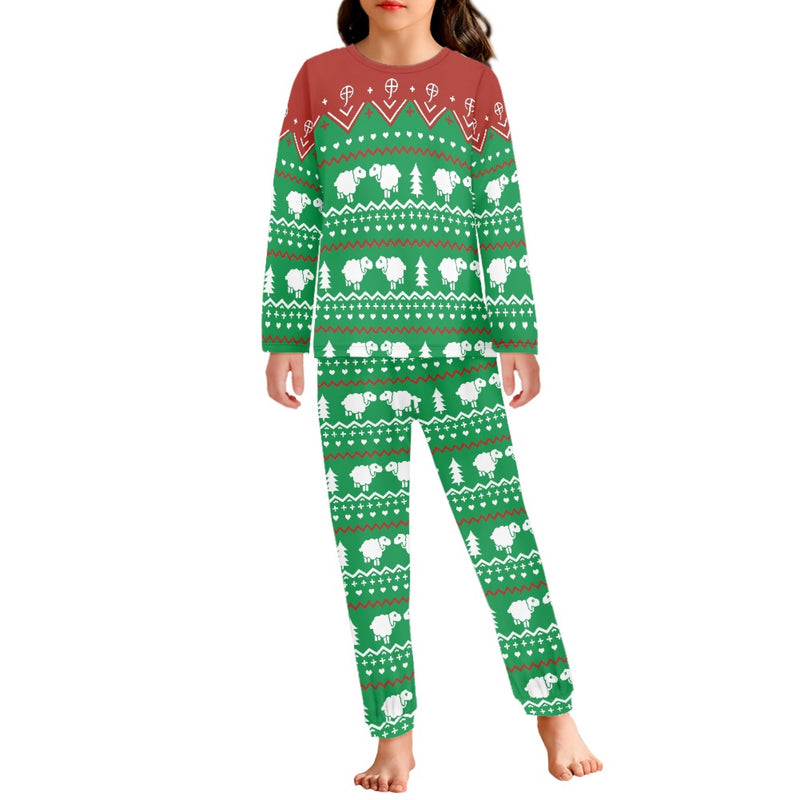 CC- It’s Christmas Sheep tree Sets  ( Green )