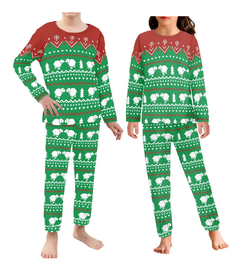 CC- It’s Christmas Sheep tree Sets  ( Green )