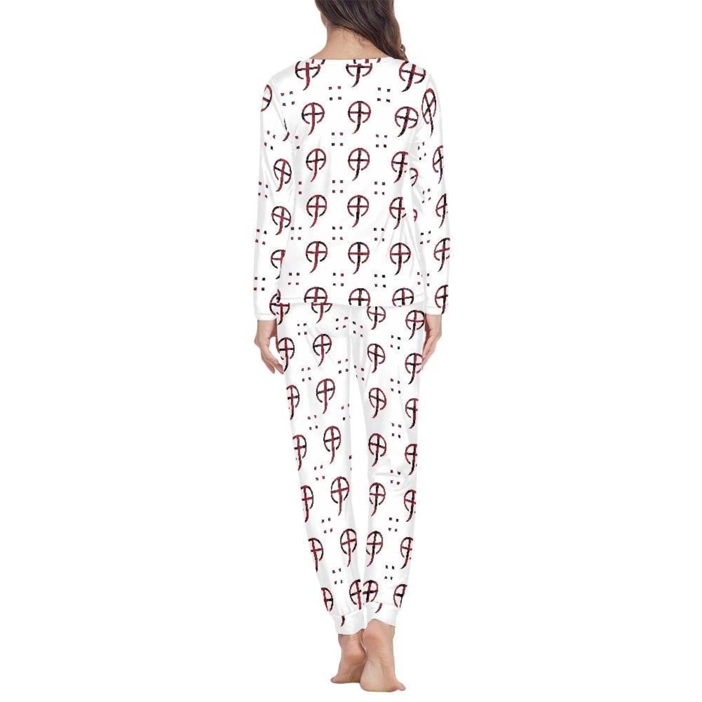 Christ Couture Plaid logo Christmas Pajama set