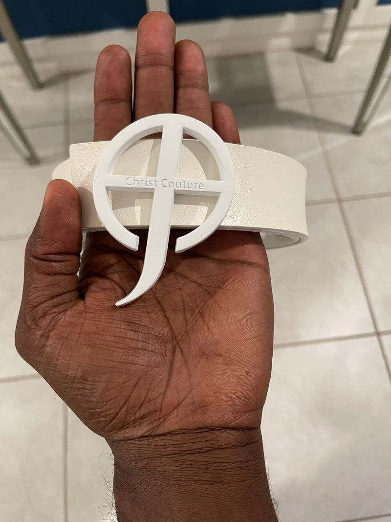 CC- Soft Leather Belt &  Logo Buckle (Sold Separately)