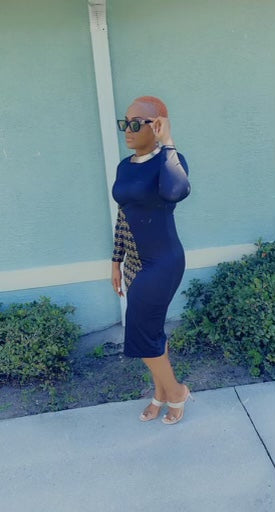 Christ Couture Semi-Circle Logo Dress