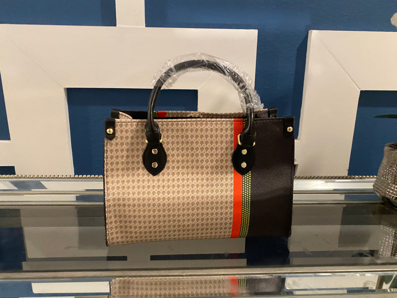 CC Signature Stripe Collection- Shoulder Tote Bag