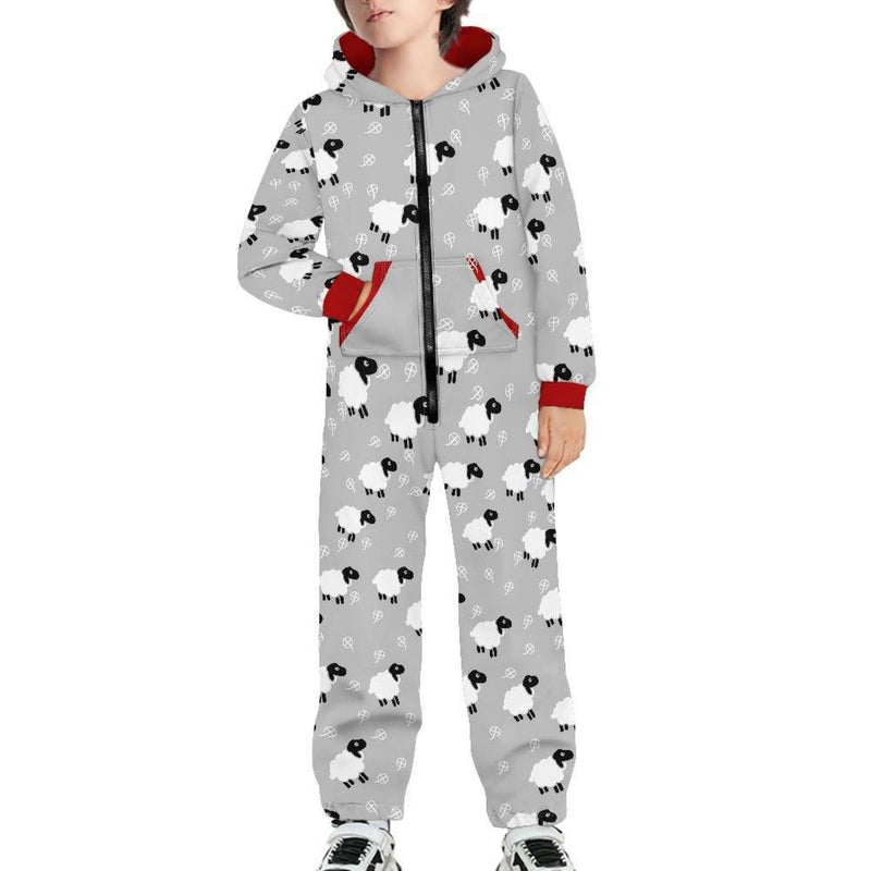 CC- Count the Sheep Pajama Set ( gray)