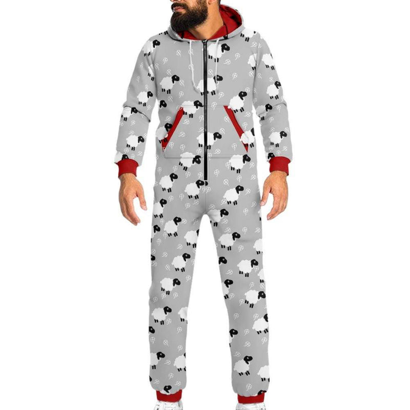 CC- Count the Sheep Pajama Set ( gray)
