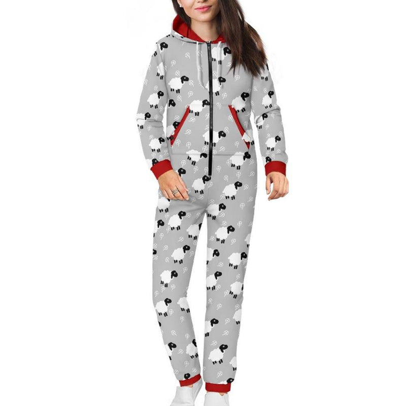 CC- Count the Sheep Pajama Set ( gray)